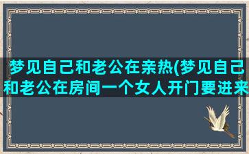 梦见自己和老公在亲热(梦见自己和老公在房间一个女人开门要进来)